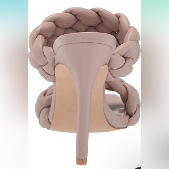 Steve Madden Kenley Taupe braided stiletto
sandal heel - Picture 7 of 7